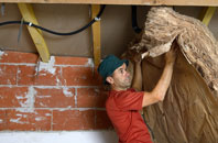 Downholme tapered roof insulation